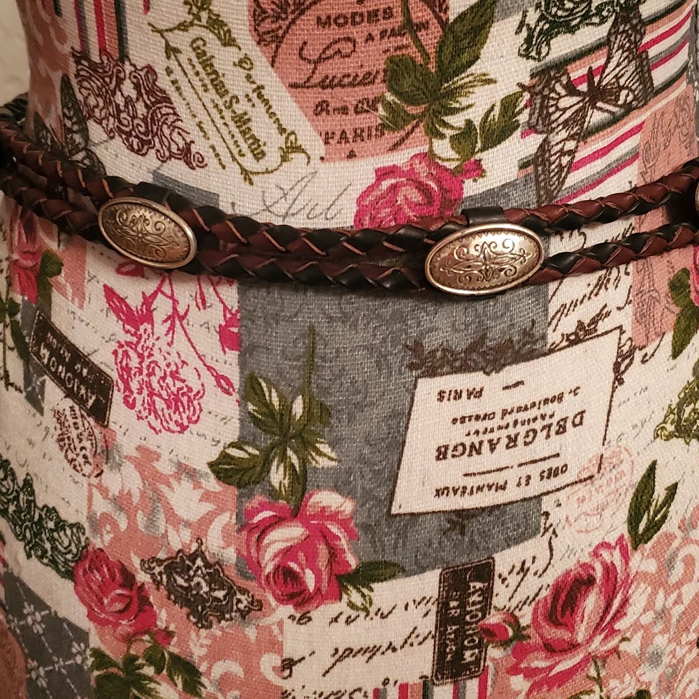 Brighton braided leather